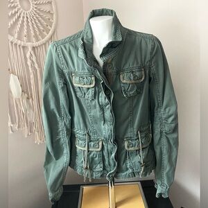ONLY Green Lightweight Jacket Size Medium